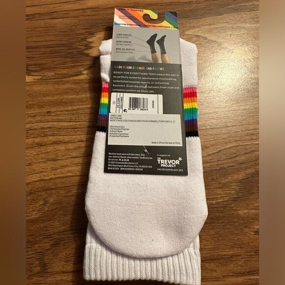 2 Pk Pair of thieves unisex socks 6-12 crew rainbow - Picture 2 of 2